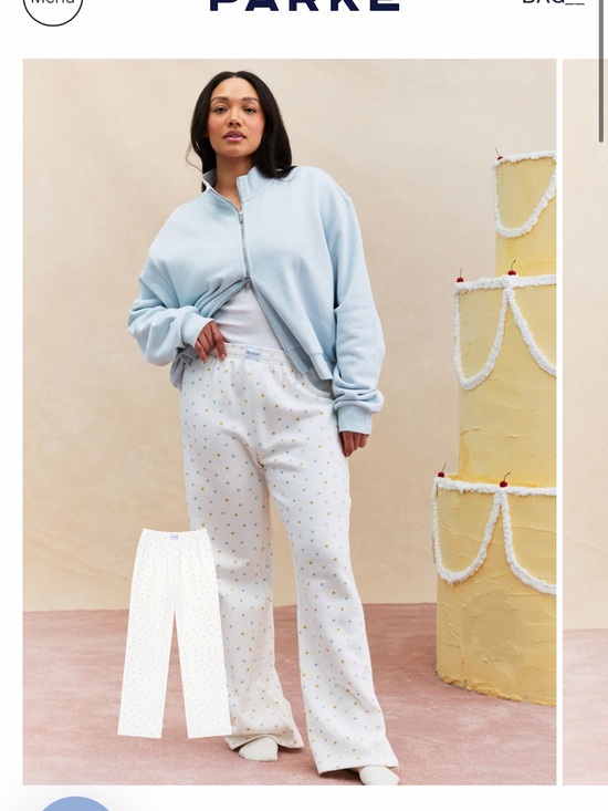 Parke Pants - Parke Birthday White Polka Dot Pants